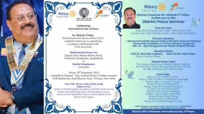 Rotary District Peace Seminar