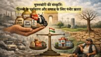 मुफ़्तखोरी की संस्कृति दिल्ली के पर्यावरण और समाज के लिए गंभीर ख़तरा