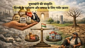 मुफ़्तखोरी की संस्कृति दिल्ली के पर्यावरण और समाज के लिए गंभीर ख़तरा